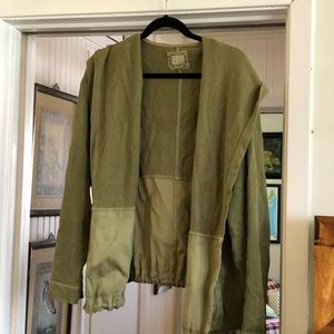 Green Anthropologie Cardigan